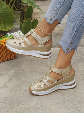 Duna - Sandalias de cuña cómodas para mujer
