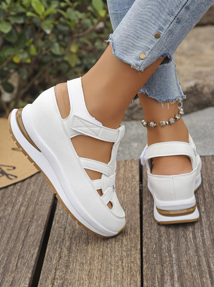 Duna - Sandalias de cuña cómodas para mujer