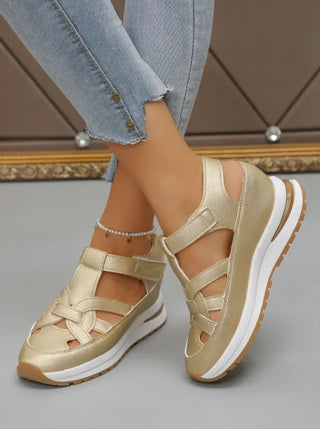 Duna - Sandalias de cuña cómodas para mujer