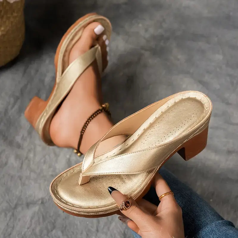 Sandalias elegantes y cómodas