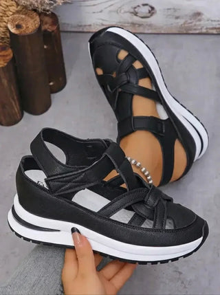 Duna - Sandalias de cuña cómodas para mujer