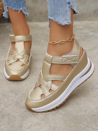 Duna - Sandalias de cuña cómodas para mujer