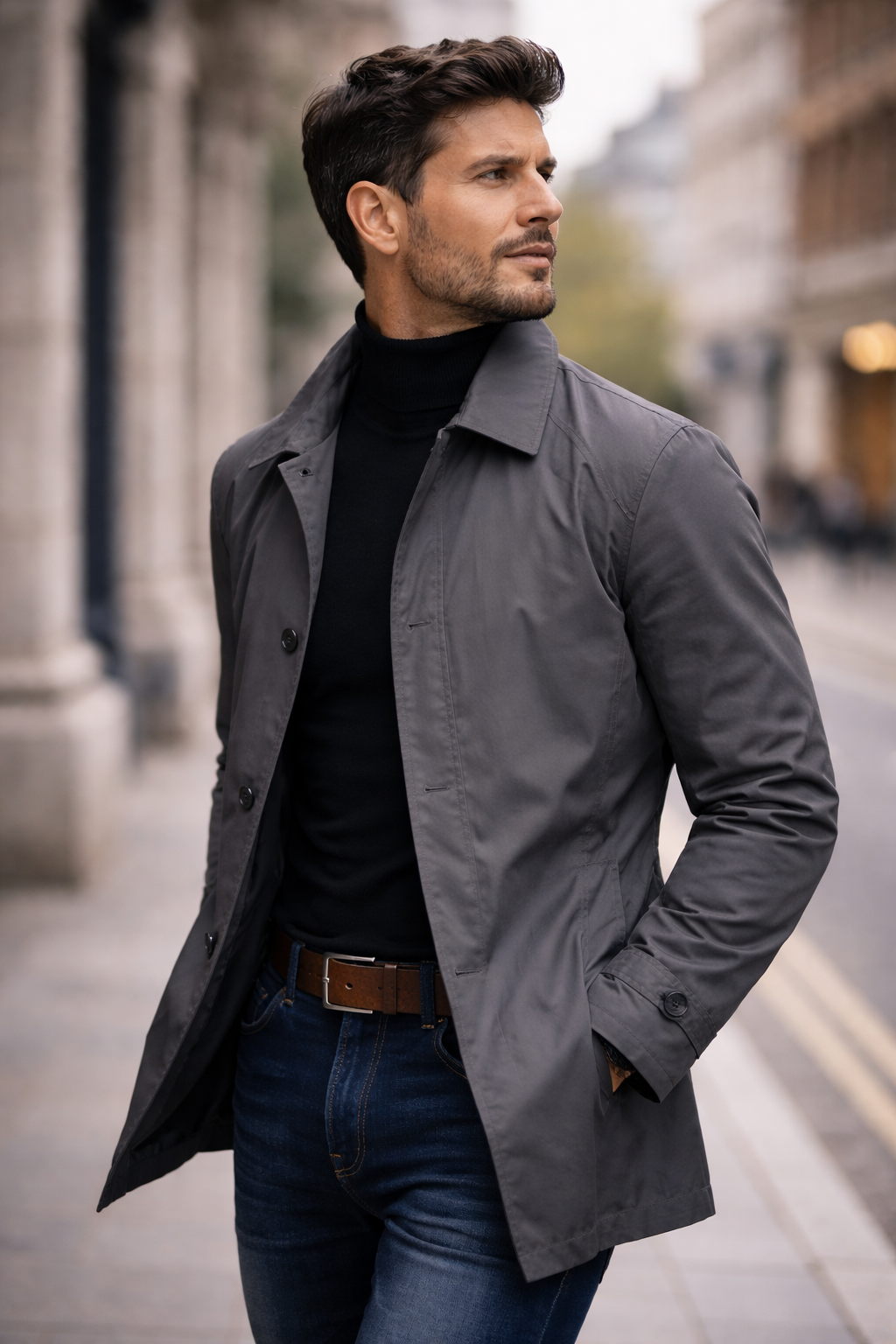 Adrian | Elegante abrigo de hombre