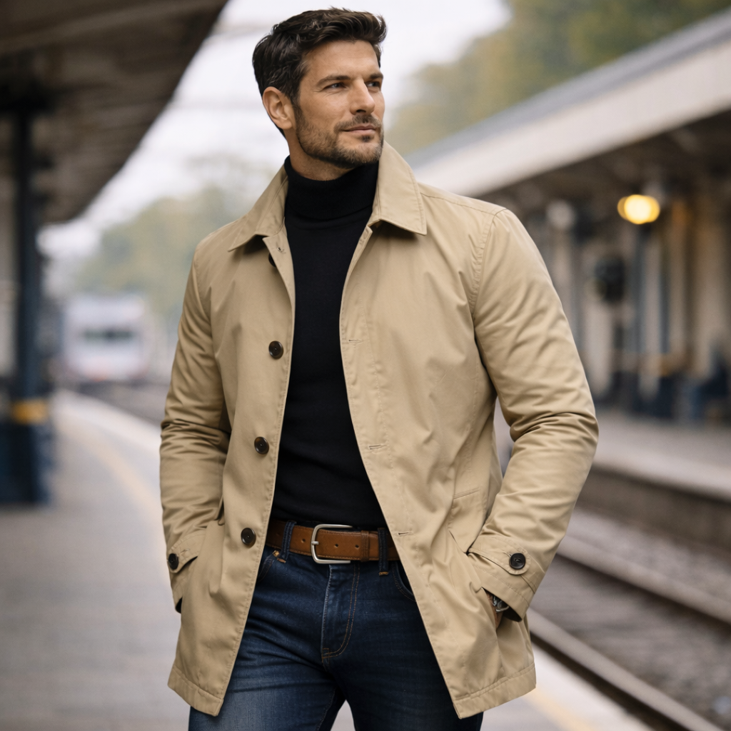 Adrian | Elegante abrigo de hombre
