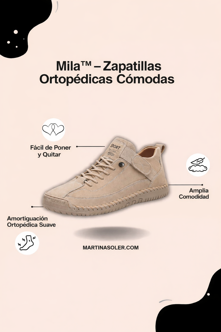 Zapatillas ortopédicas cómodas y sin dolor