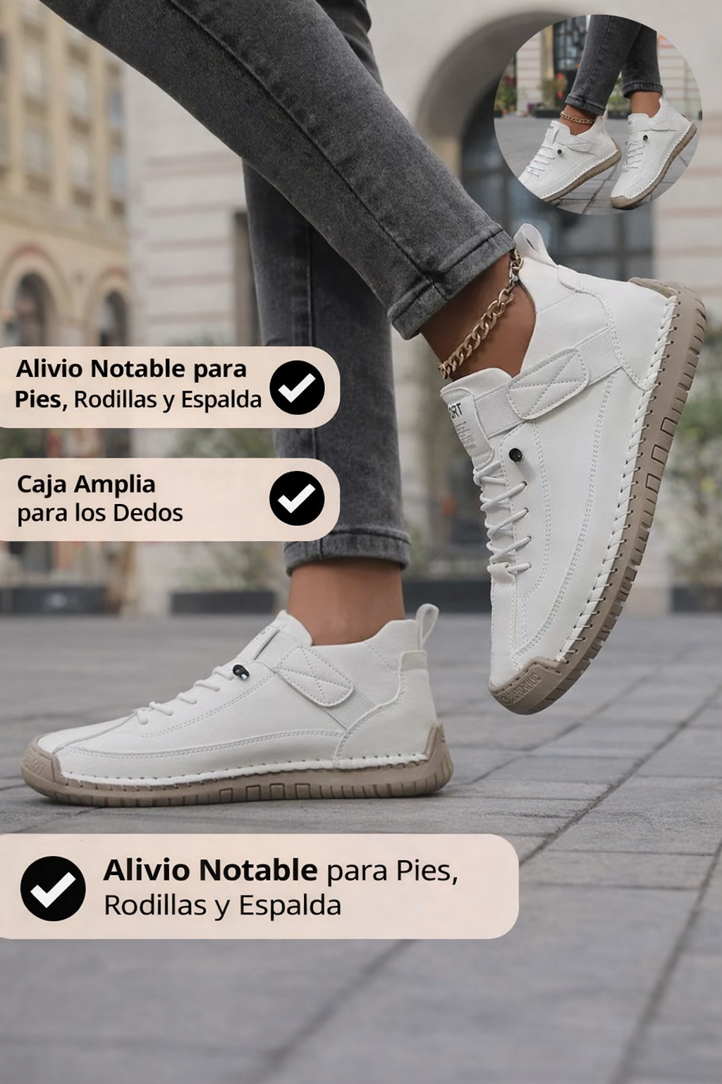 Zapatillas ortopédicas cómodas y sin dolor