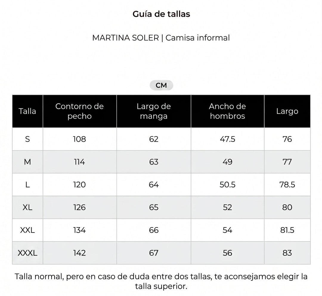 Camisa informal