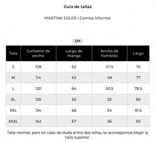 Camisa informal