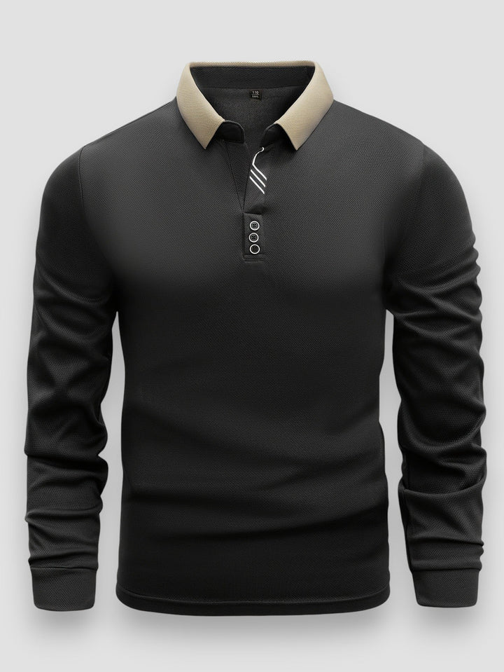 POLO DE MANGA LARGA PARA HOMBRE