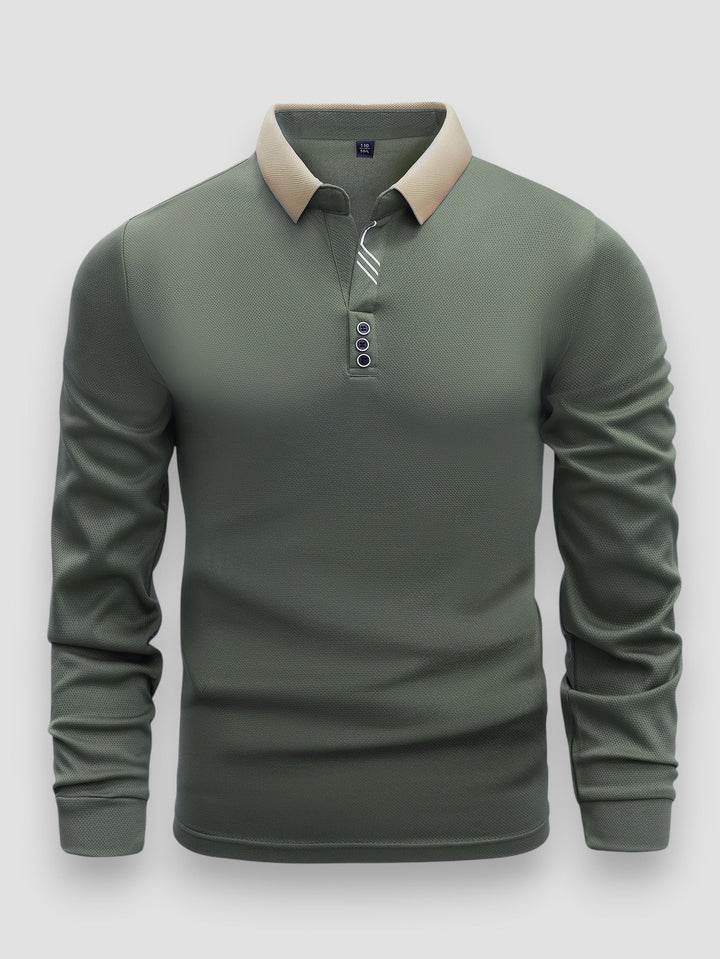 POLO DE MANGA LARGA PARA HOMBRE